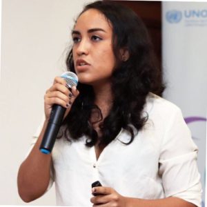 Aryane Parra, estudante de medicina e embaixadora da Juventude pelo Escritório das Nações Unidas sobre Drogas e Crime (UNODC/ONU)